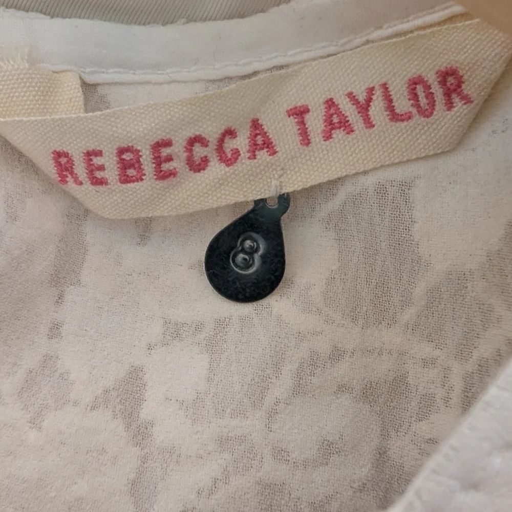 Rebecca Taylor White and Gray Skirt Dress - Picture 5 of 7